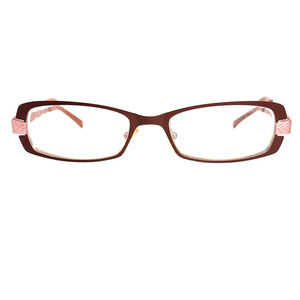 Jean Lafont Titanium Pink Eyeglasses France Elizabeth 676 52-18-135 19053